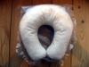 Crescent cushion for neck new sheep wool 36 x 38 cm - Villgrater Natur